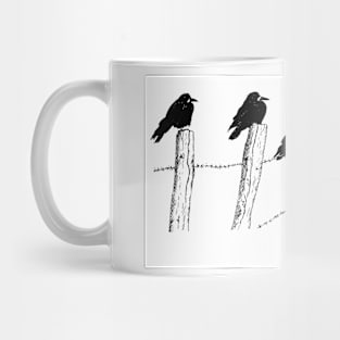 Birds on a wire Mug